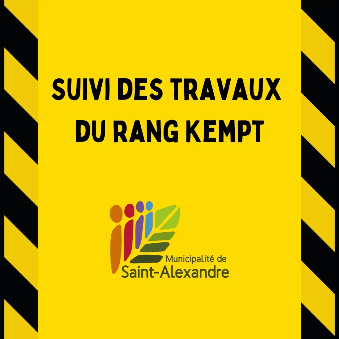 Suivi des travaux du rang Kempt 2025-10-28